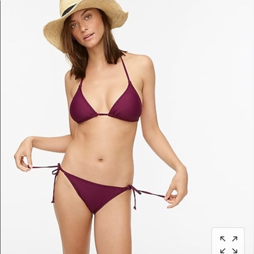 J.Crew Purple String Bikini